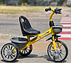 Велосипед 3-и колісний дитячий Best Trike BS-16390 жовтий, фото 3