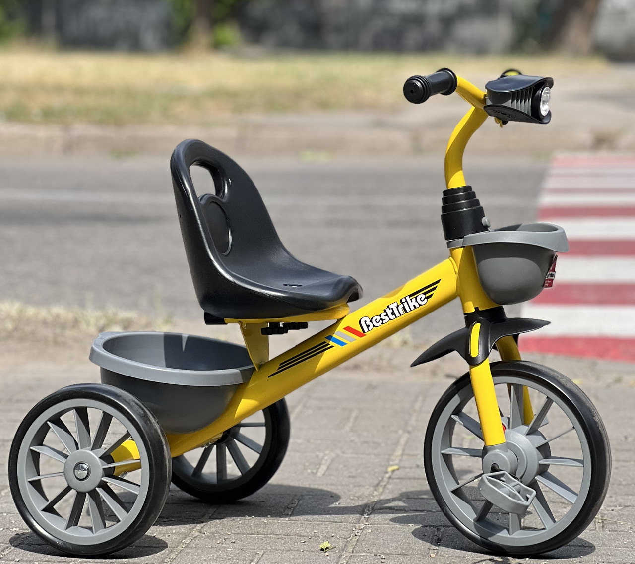 Велосипед 3-и колісний дитячий Best Trike BS-16390 жовтий