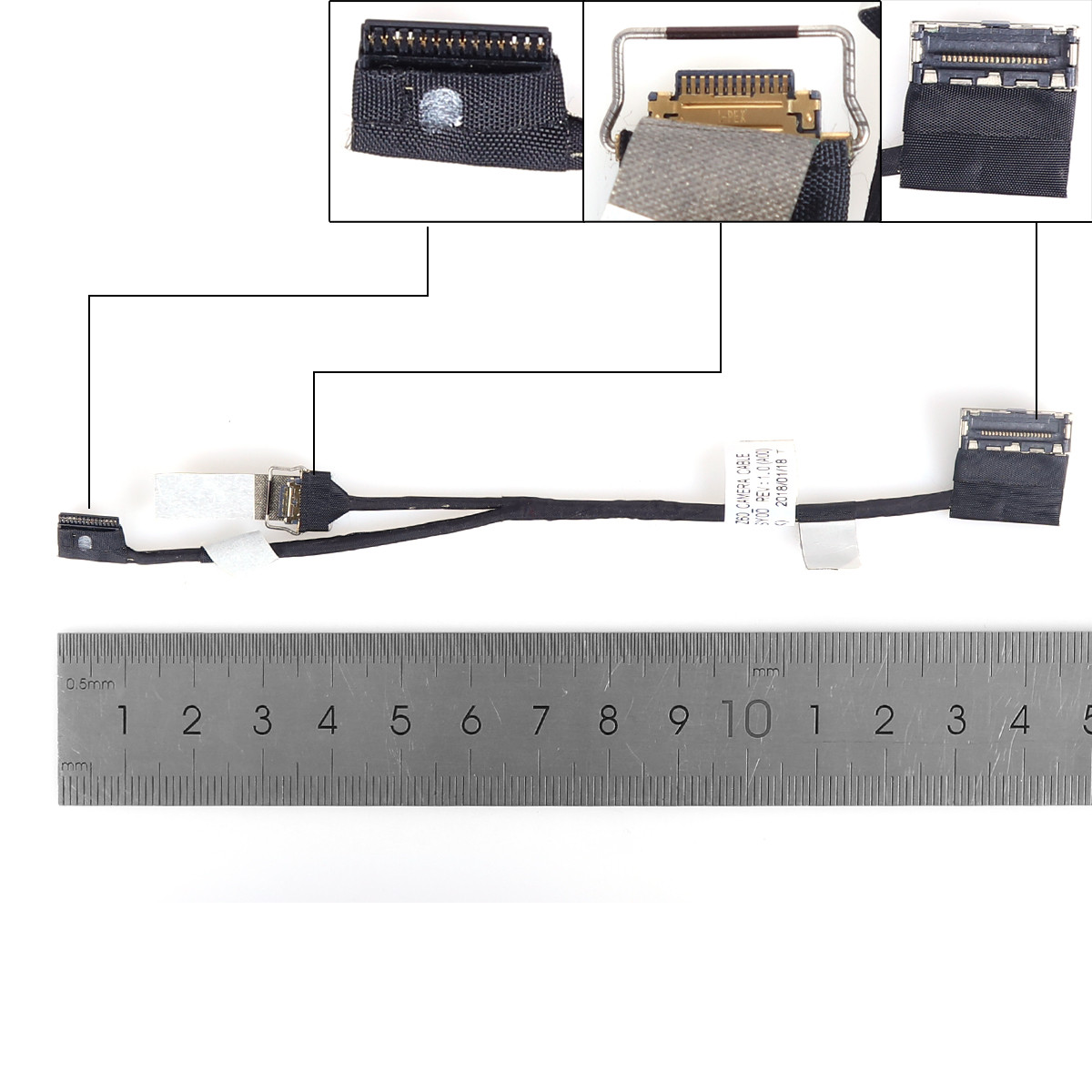 Шлейф вебкамери для Dell XPS 13 9370 9380 P82G series, (DC02002SY00, 03D643, CAZ60), фото 1