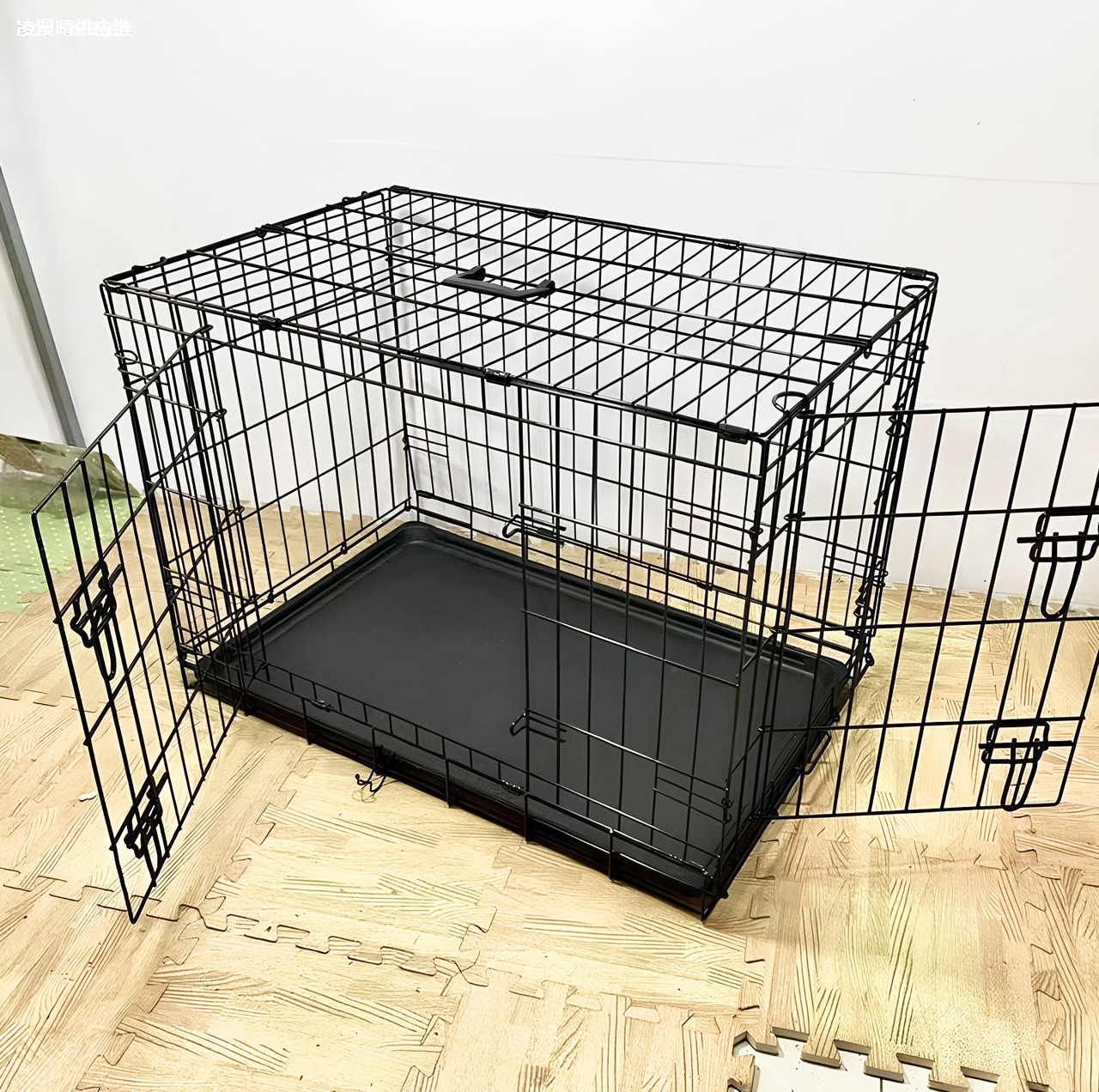 Металева клітка переноска для собак Клітка вольєр для собаки розмір M/L (76Х47Х53 см), фото 1