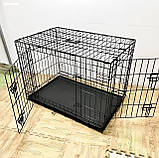 Вольєр для собак металевий Клітка для собак складна (60x45x51 см), фото 3
