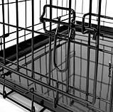 Вольєр для собак металевий Клітка для собак складна (60x45x51 см), фото 7