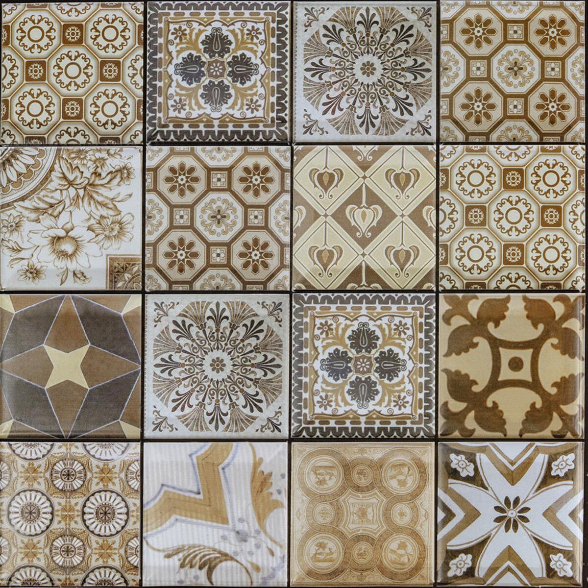 Декоративна ПВХ плитка на самоклейці 300х300х5мм Квадрат, ціна за 1 шт. (СПП-604) SW-00000671, фото 1