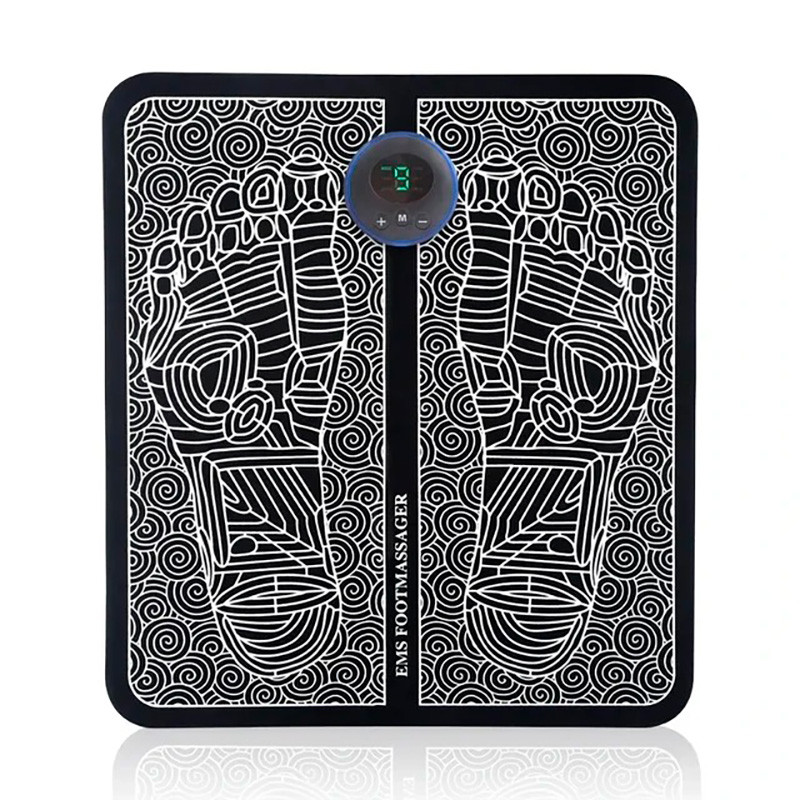 Електричний масажер для ніг ступнів, що стимулює кровообіг, масажний килимок Foot Massager лікувальний килимок для ніг