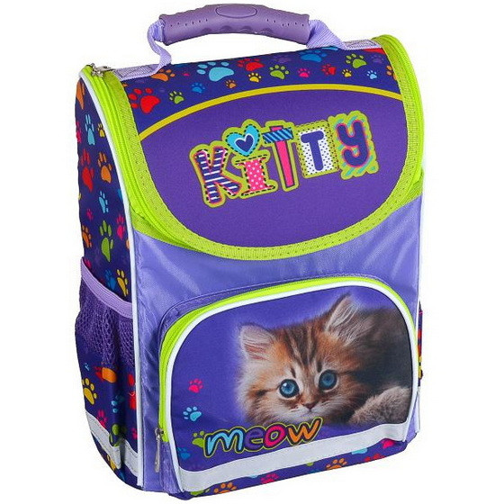 Рюкзак-коробка ортопедичний SMILE "Котик-Kitty" 34,5*25,5*13см