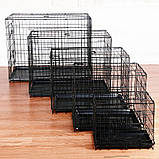 Вольєр для собак металевий Клітка для собак складна (60x45x51 см), фото 5