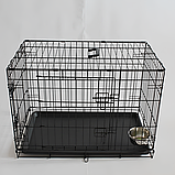 Вольєр для собак металевий Клітка для собак складна (60x45x51 см), фото 4