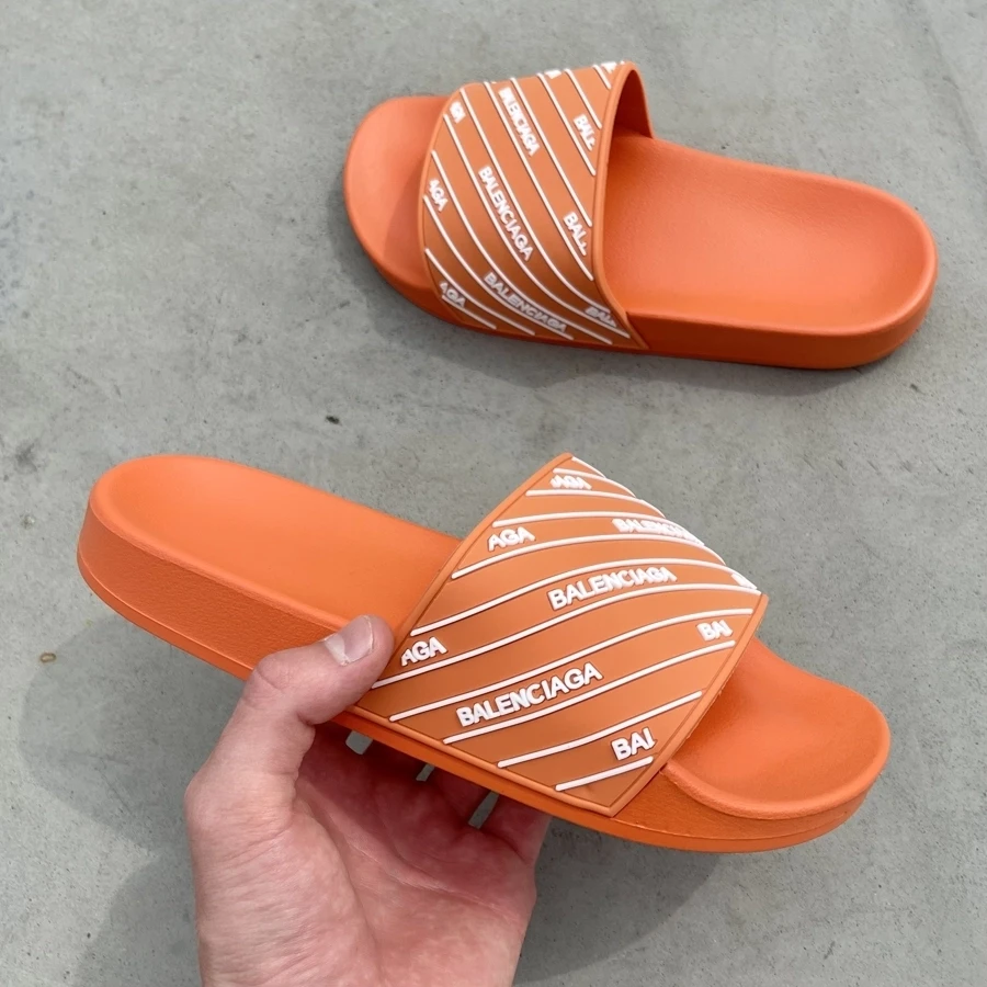 Balenciaga Slides Small Logo’Orange’ 38, фото 1