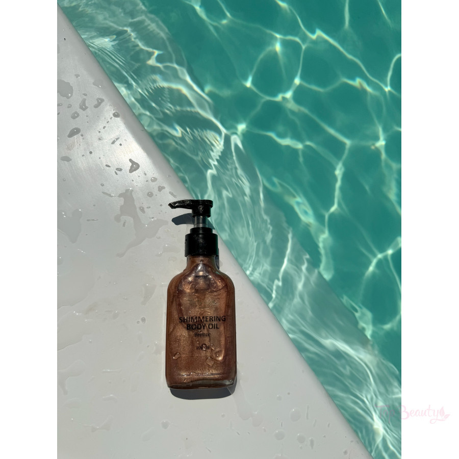 Олія для тіла мерехтлива з дозатором Top Beauty Bronze (100 ml), фото 1