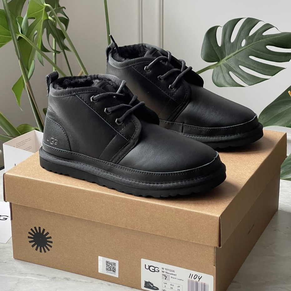 Ugg Neumel Black Leather 40, фото 1