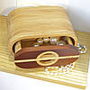 Шкатулка для прикрас. Інтер`єрна скринька з натурального дубу . Подарунок мамі, подрузі., фото 2