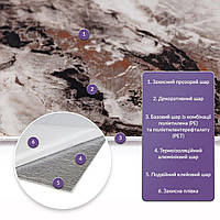 Самоклеюча плитка PET 600х300 мм для обробки стін SW-00002297, фото 2