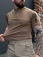 Тактична сорочка КоЙот Короткий рукав Велкро панелі Розміри S-XXXL