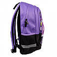 Рюкзак шкільний Yes Lilac Cubes 14,2 л, фото 6