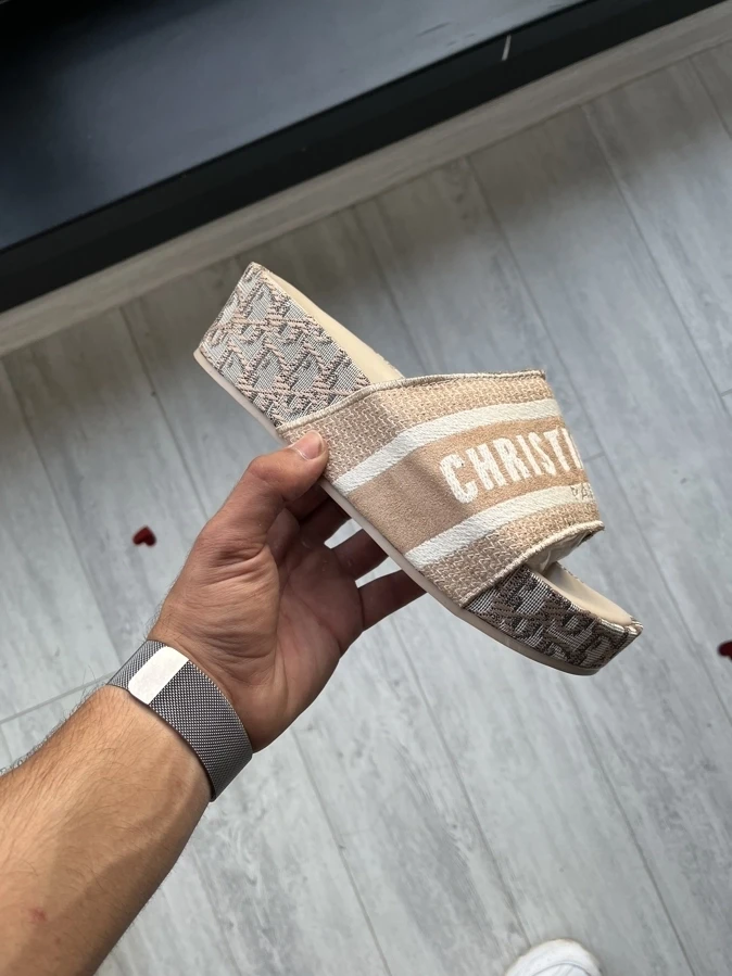 Dior Beige капці, фото 1