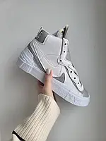 Nike Blazer Mid x Sacai White Grey 36
