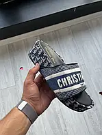 Dior Dark blue  тапочки