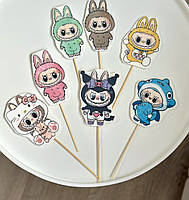 Декор на торт Лабубу з мастики