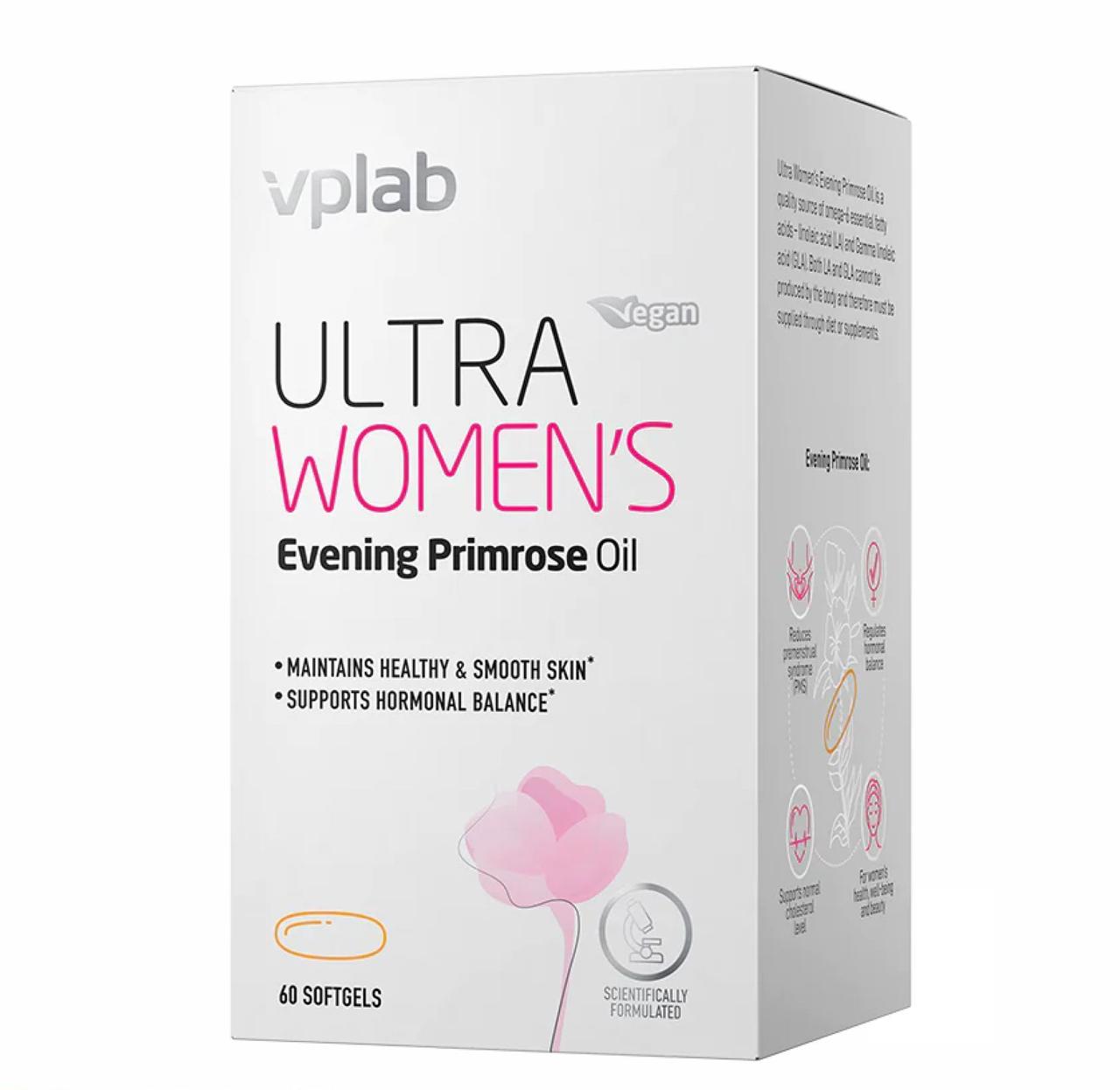 Олія примули Ultra Women's Evening Primrose oil, 60 капсул, фото 1