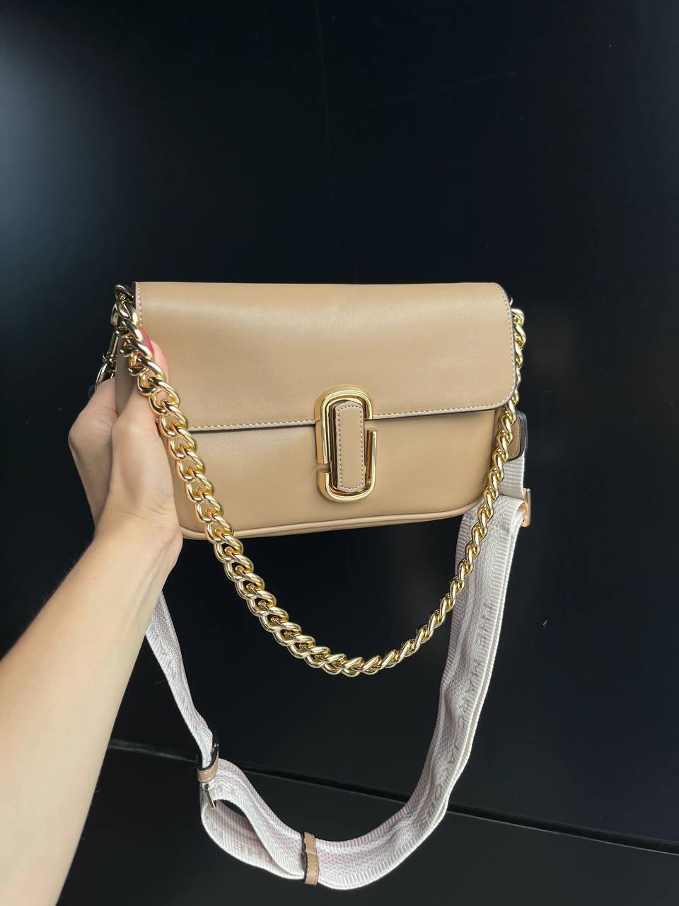 Marc Jacobs Shoulder Bag Beige 25x15, фото 1
