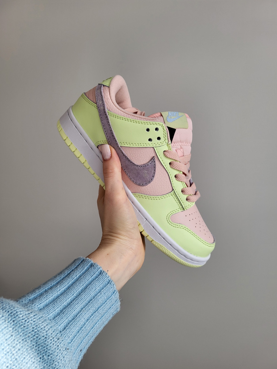 Nike sb dunk low lime, фото 1