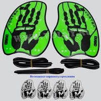 Лопатки для плавания  ARENA VORTEX EVOLUTION HAND PADDLE ACID LIME-BLACK Розмір М