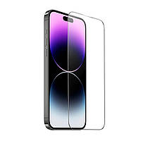 Захисне скло для iPhone 15 Pro Max 6.7" с бортиками HOCO 9D Large Arc dustproof glass