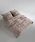 Постільна білизна Limasso Stonewashed 200 х 220 см Coastal Trio  Oxford Tan, фото 3