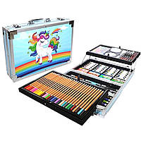 Набір для малювання для хлопчиків, Набір акрилових фарб для малювання, Дитячий набір художника кейс (145 од), ETB