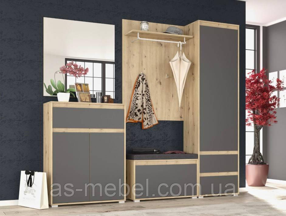 Передпокій Торіно колір Артизан + сірий, фото 1