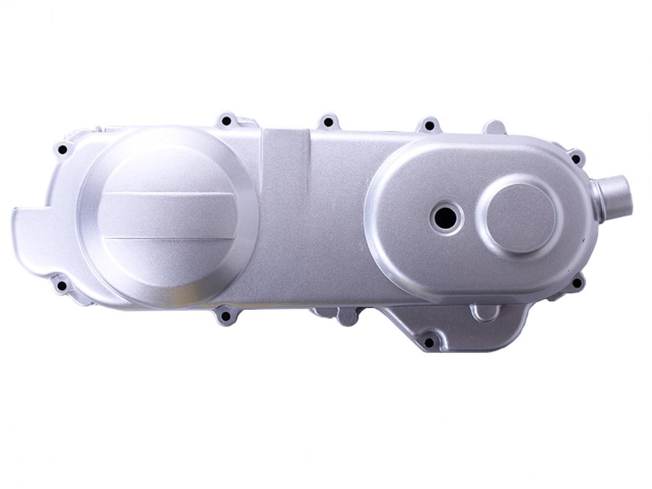 Кришка варіатора 4T GY6 50 (12 колесо, 139QMB, срібляста) AMG
