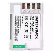 Aкумулятор PS-BLM1, BLM5 для Olympus E-1, E-3, E-30, E-520, E-300, E-330, E-500, E-510 - 1800mAh, фото 3