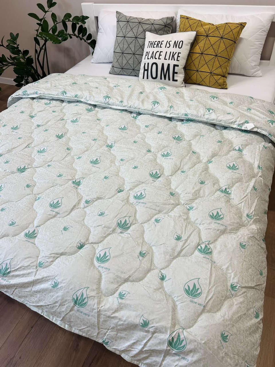 Ковдра 175*210 см антиалергенна легка та тепла Aloe Vera ЛеріМакс, фото 1