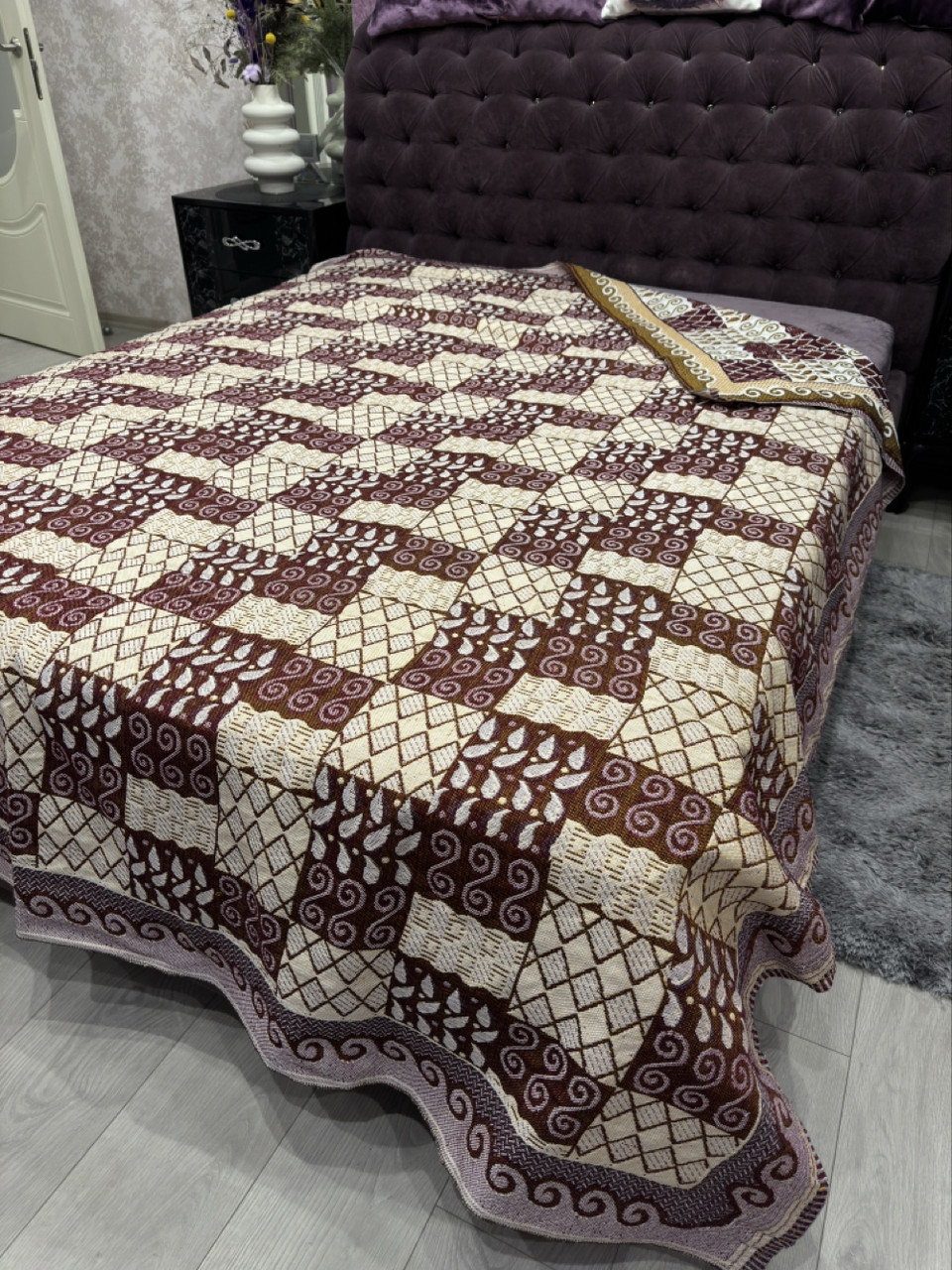 Гобеленове покривало євро 200*230/покривало капа, фото 1