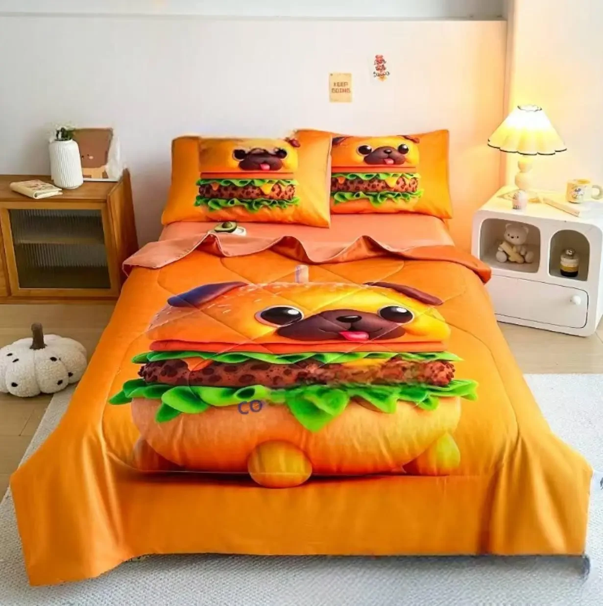 Дитяча фланелева полуторна постільна білизна/Комплект постільної білизни, фото 1