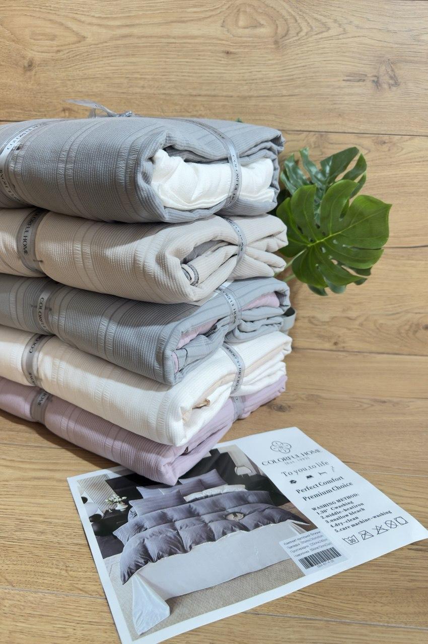 Постільна білизна євро муслін-жатка 200*230, фото 1