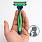 Одноразові станки Gillette Blue3 Sensitive 9+3 (12 шт) 3 леза з алое для чутливої шкіри, гладке гоління, фото 2