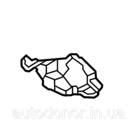 Заглушка ліва противотуманної фари в передній бампер Nissan Ariya (22-) 62257-5MP2A