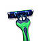 Одноразові станки Gillette Blue3 Sensitive 9+3 (12 шт) 3 леза з алое для чутливої шкіри, гладке гоління, фото 5
