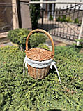 ЕКО-сумки з натуральної лози з текстилем. Арт:D3352, фото 3