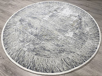 Сучасний турецький килим LEX-AS886-Grey-Round