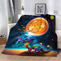 Плед 3D авторський зі знаком зодіаку на 2024 рік Близнюки 29829 180х215 см 3958393 zabka mag