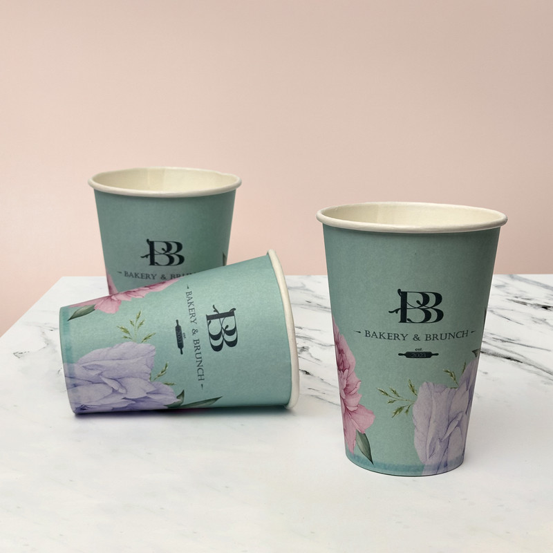 2500 шт. Стакани з логотипом, одношарові, 250 мл., фото 1