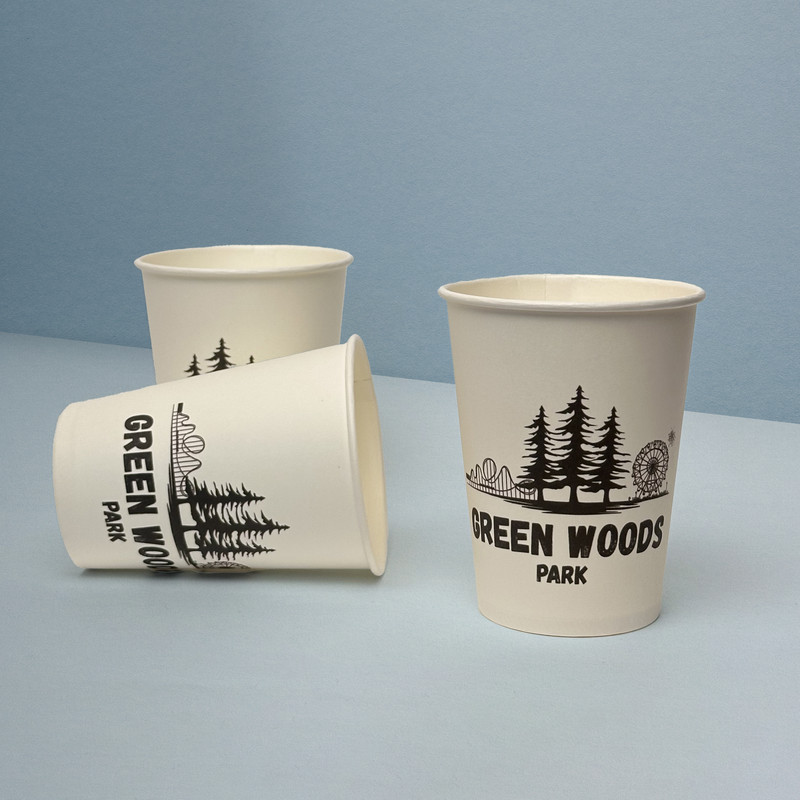 5000 шт. Стакани з логотипом, одношарові, 250 мл., фото 1