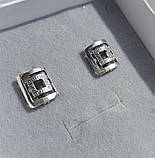 Срібні сережки Діора, фото 3