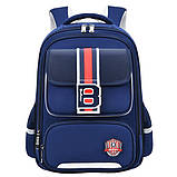 Шкільний рюкзак ортопедичний для хлопчика першокласника 7 8 9 років, дитячий портфель, ранець 1 2 3 клас, фото 3