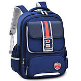 Шкільний рюкзак ортопедичний для хлопчика першокласника 7 8 9 років, дитячий портфель, ранець 1 2 3 клас, фото 2