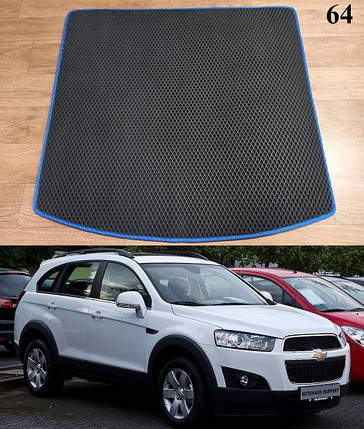 Килимок ЕВА в багажник Chevrolet Captiva '06-18, без вух, фото 1