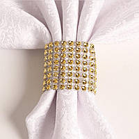 Кільце для серветок 6425 13х4 см золотисте kolero almaz