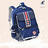 Шкільний рюкзак ортопедичний для хлопчика першокласника 7 8 9 років, дитячий портфель, ранець 1 2 3 клас, фото 6